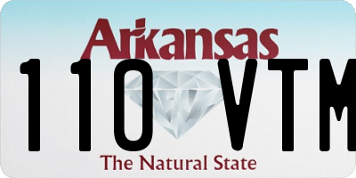 AR license plate 110VTM