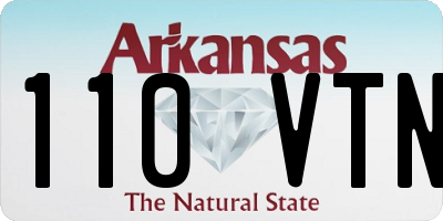 AR license plate 110VTN