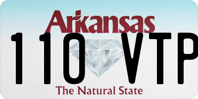 AR license plate 110VTP