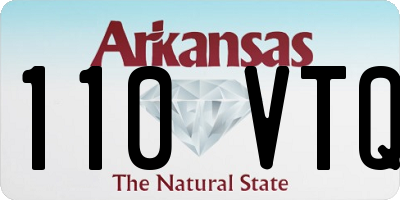 AR license plate 110VTQ