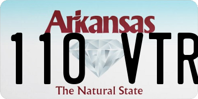 AR license plate 110VTR