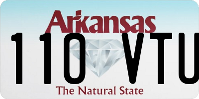 AR license plate 110VTU