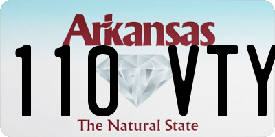AR license plate 110VTY