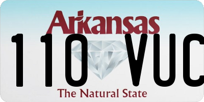 AR license plate 110VUC