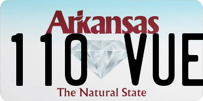AR license plate 110VUE