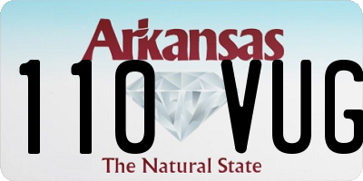 AR license plate 110VUG