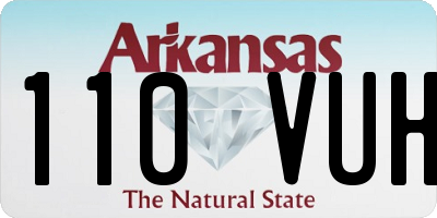 AR license plate 110VUH