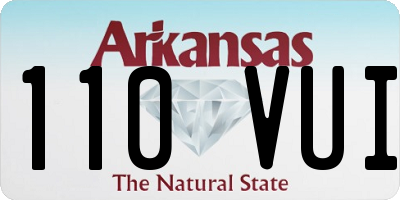 AR license plate 110VUI