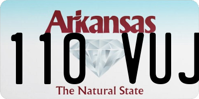 AR license plate 110VUJ