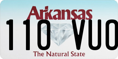 AR license plate 110VUO