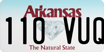 AR license plate 110VUQ
