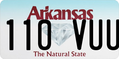 AR license plate 110VUU