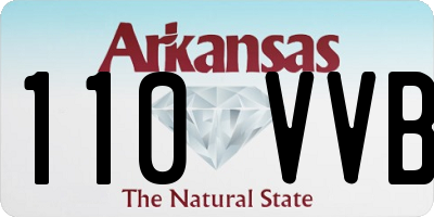 AR license plate 110VVB