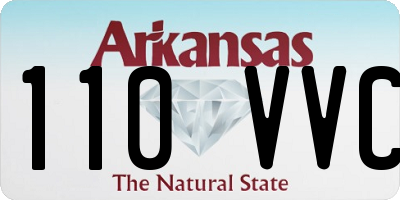 AR license plate 110VVC