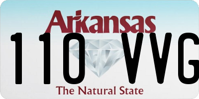 AR license plate 110VVG