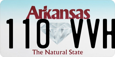 AR license plate 110VVH