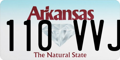 AR license plate 110VVJ