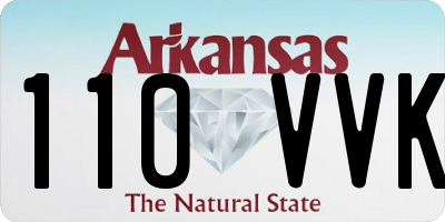 AR license plate 110VVK