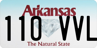 AR license plate 110VVL