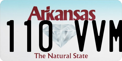 AR license plate 110VVM