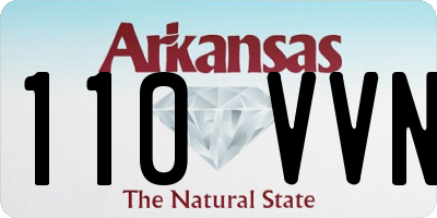 AR license plate 110VVN