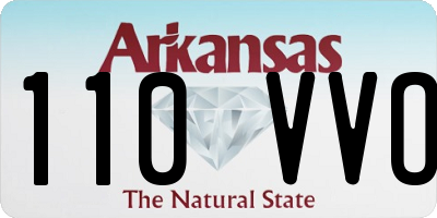 AR license plate 110VVO