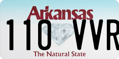 AR license plate 110VVR
