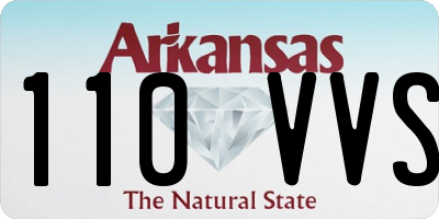 AR license plate 110VVS