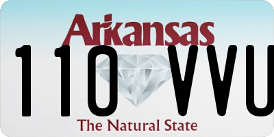 AR license plate 110VVU