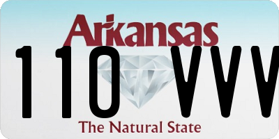 AR license plate 110VVV