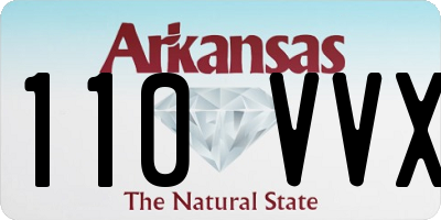 AR license plate 110VVX