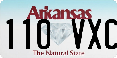AR license plate 110VXC