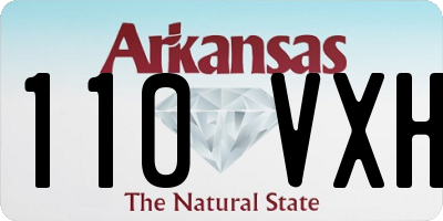 AR license plate 110VXH