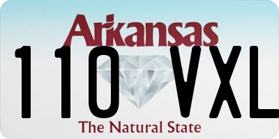 AR license plate 110VXL