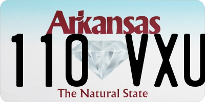 AR license plate 110VXU