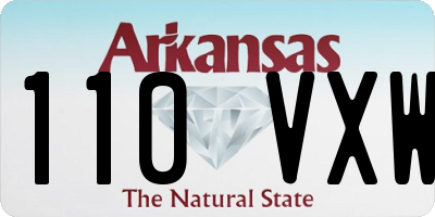AR license plate 110VXW