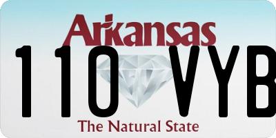 AR license plate 110VYB