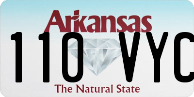 AR license plate 110VYC