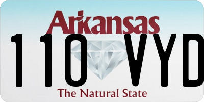 AR license plate 110VYD