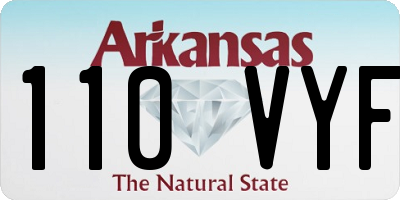 AR license plate 110VYF