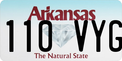 AR license plate 110VYG