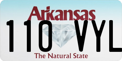 AR license plate 110VYL