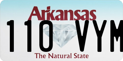 AR license plate 110VYM