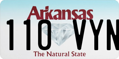 AR license plate 110VYN