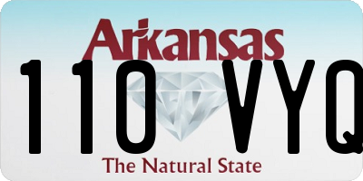 AR license plate 110VYQ