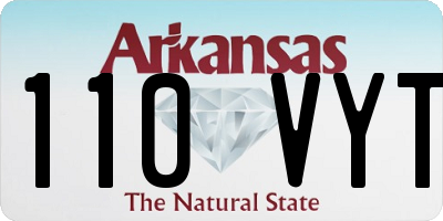 AR license plate 110VYT