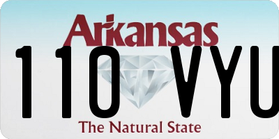 AR license plate 110VYU
