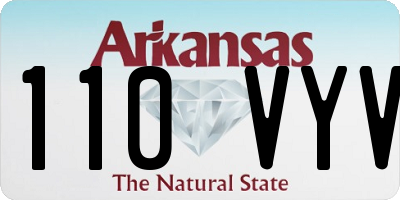 AR license plate 110VYV