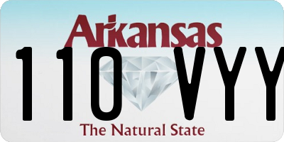 AR license plate 110VYY