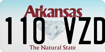 AR license plate 110VZD
